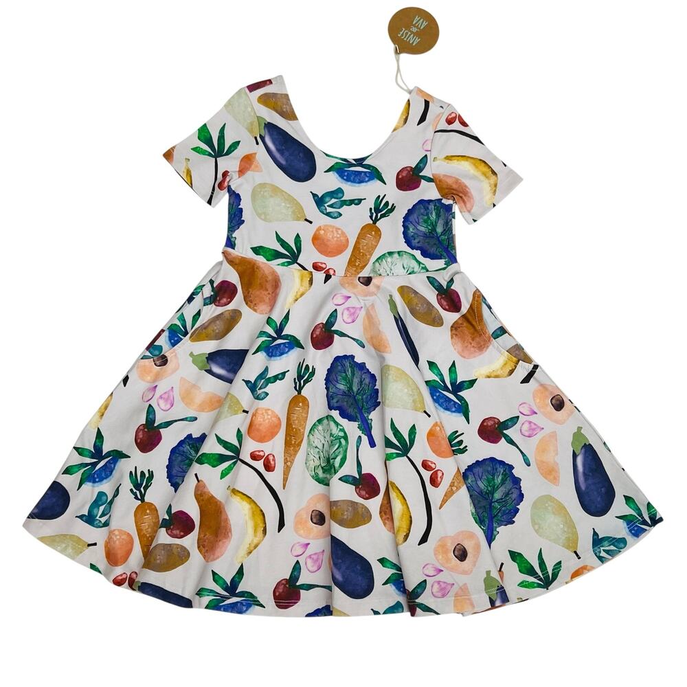 NWT Anise & Ava 3T Garden Veggies Journey Dress